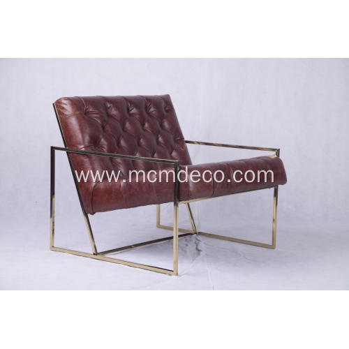 Thin frame lounge chair